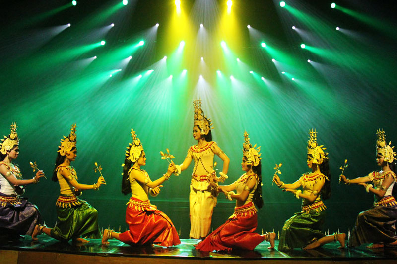 Siem Reap Dancers Show at Kulen Restaurant, Cambodia